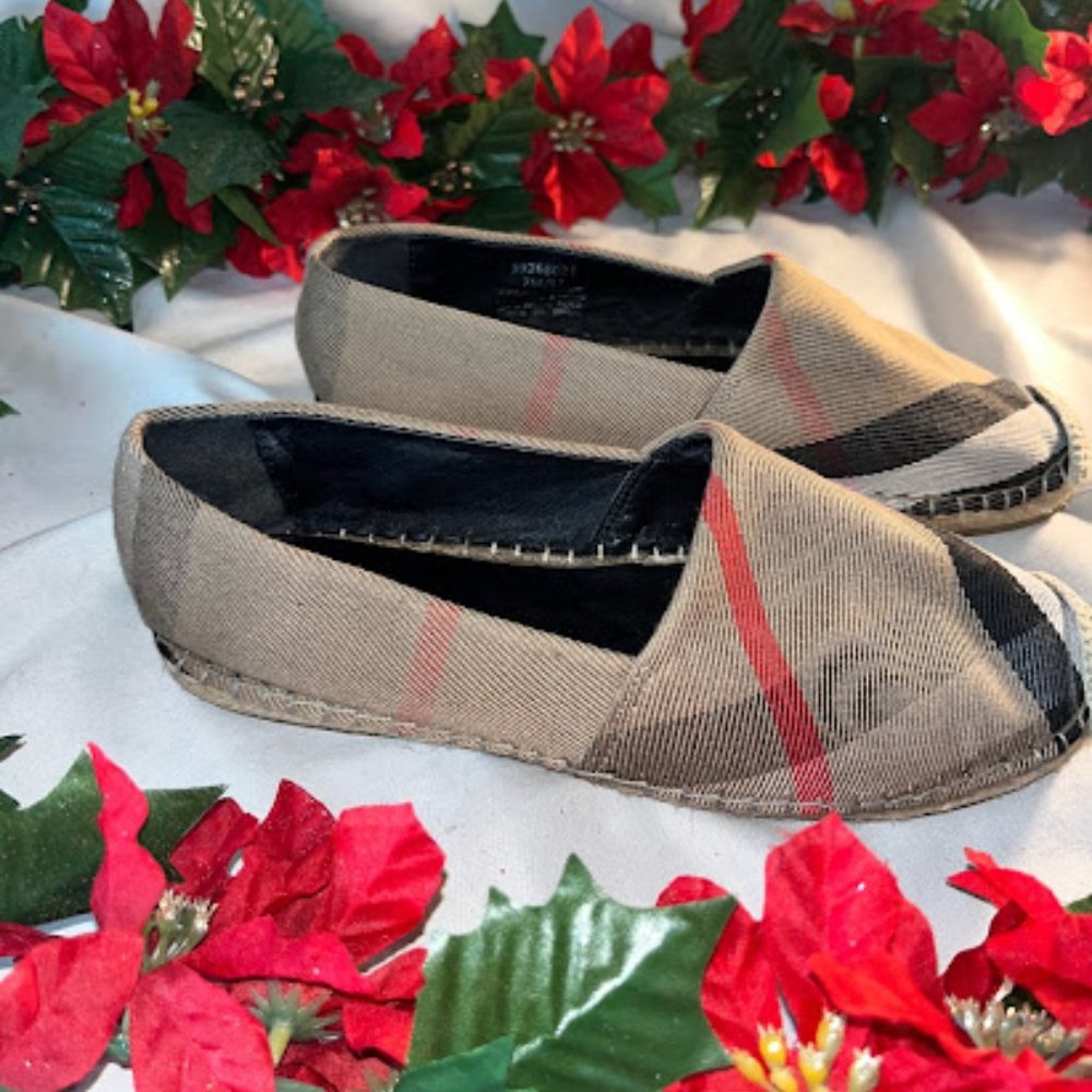 Burberry Nova Check Espadrilles